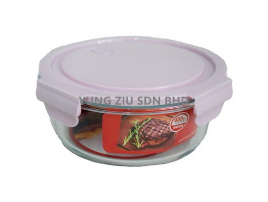 C172#C970#930M GLASS CONTAINER (ROUND)(970ML)